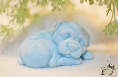 Mýdlo ve tvaru zvířátka - Pes 3D