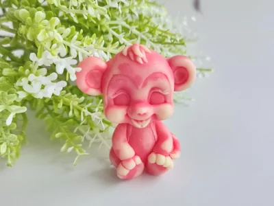 Mýdlo pro děti - Zvířátka ze zoo - Opička